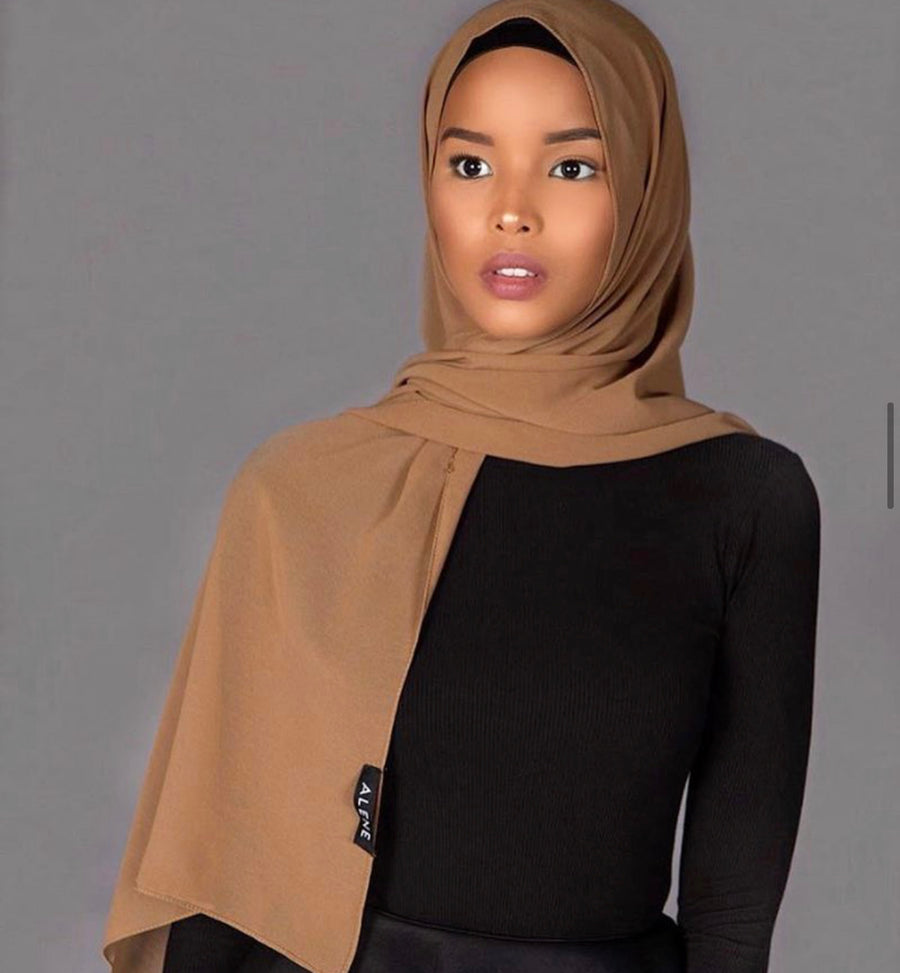 Olive Luxe Chiffon Hijab